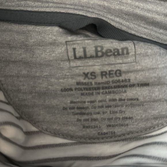 L.L. Bean Airlight Knit Pullover EUC size XS Misses - Picture 6 of 6